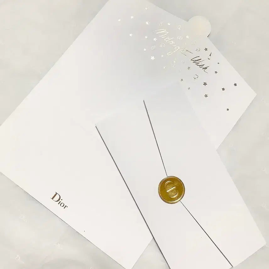 [BUNJANG] Dior Holiday Celebration Card Stationery Set / 디올 홀리데이 축하 카드 편지지