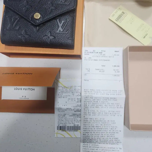 [BUNJANG] Louis Vuitton Victorine Bifold Wallet Black / 루이비통 빅토린 반지갑 블랙