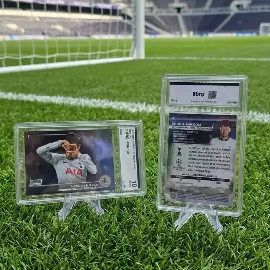 [BUNJANG] 2023 Topps Stadium Club Chrome Tottenham Hotspur Son Heung-min Signature Football Card (BRG 10) / 23탑스 스타디움클럽크롬 토트넘 손흥민 시그니처 축구카드