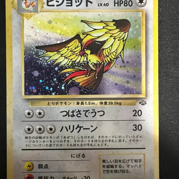 [BUNJANG] Hologram 1st Edition Pidgeotto Pokemon Card / 홀로그램 초판 피죤투 포켓몬카드