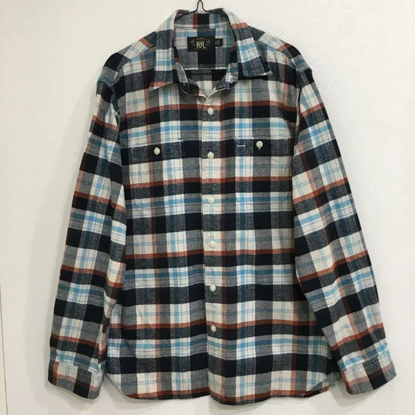 [BUNJANG] RRL Plaid Shirt L / RRL 더블알엘 체크 셔츠 L