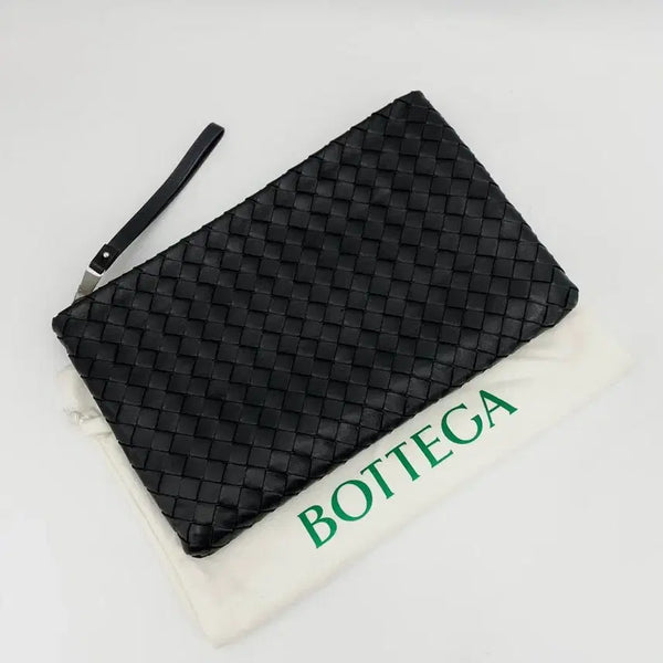 [BUNJANG] Bottega Veneta Intrecciato Strap Large Clutch / 보테가 베네타 인트레치아토 스트랩 라지 클러치