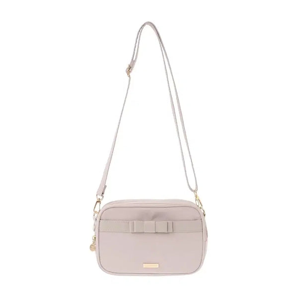 [BUNJANG] Maison de Fleur Ribbon Crossbody Tote Bag Pink / 메종드 플뢰르 리본 크로스백 핑크 양산형 지뢰계 스나 걸리 토트백 교판