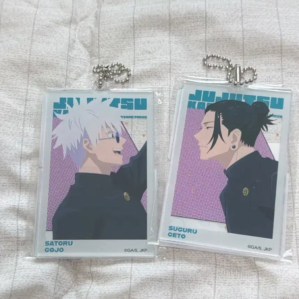 [BUNJANG] Jujutsu Kaisen 5th Anniversary Baseyard Tokyo Geto & Gojo Acrylic Keychain Bundle Set (Sealed) / 일괄)미개봉 새상품)주술회전 5주년 베이스야드도쿄 게토 고죠 아크릴 키링