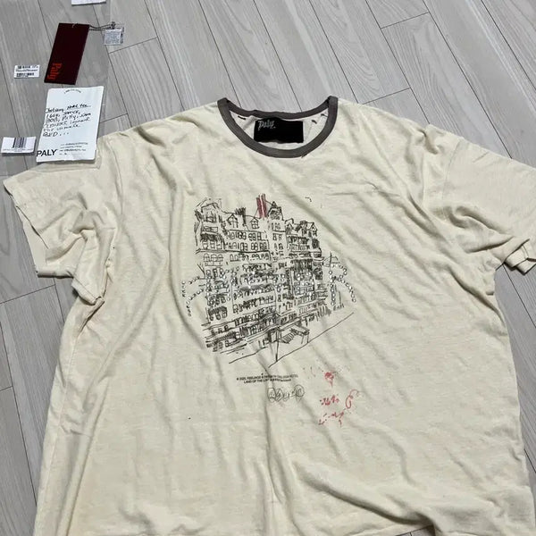 [BUNJANG] Pali Hollywood Chelsea Hotel T-Shirt / 팔리할리우드 첼시호텔 반팔 xl