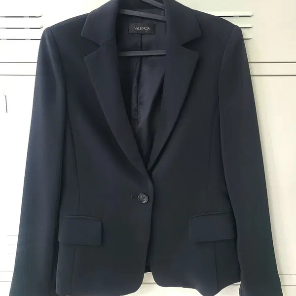 [BUNJANG] Valencia Black Suit Jacket / 발렌시아 블랙 정장 자켓