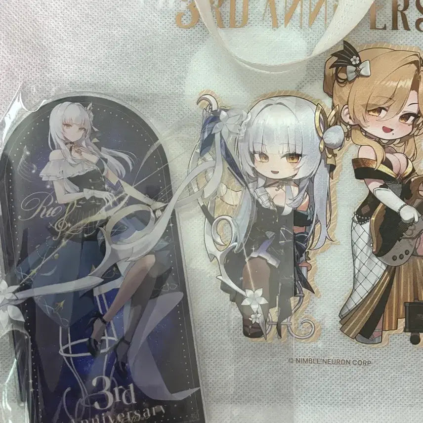 [BUNJANG] Eternal Return RIO 3rd Anniversary Exclusive Acrylic Stand & Heart Eco Bag Bundle Set / 이터널리턴 이리 3주년 특전 리오 아크릴스탠드 리오하트 에코백 일괄