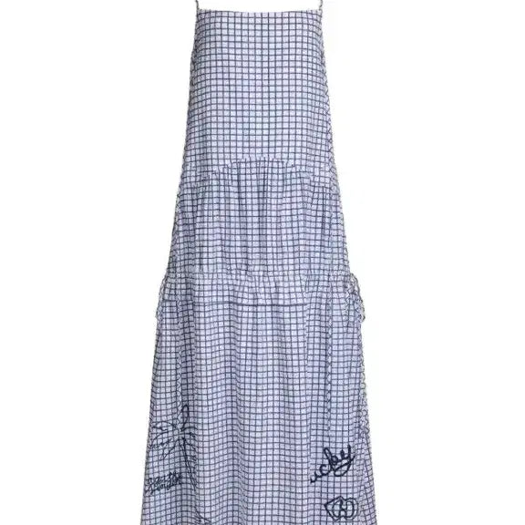 [BUNJANG] Luckychouette Check Pattern Long Dress / 럭키슈에뜨 체크 패턴 롱 원피스[568000->139000]