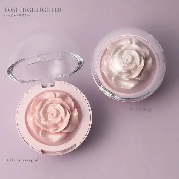 [BUNJANG] Threeppy Rose Highlighter Set / Threeppy 쓰리피 장미 로즈 하이라이터 세트판매