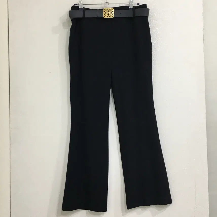 [BUNJANG] MOJO.S.FINE Belted Slacks Pants Navy Size 55 / 모조에스핀 벨티드 슬랙스 팬츠 55