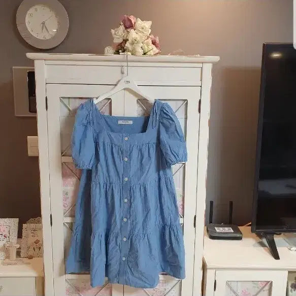 [BUNJANG] 8seconds Denim Dress / 에잇세컨즈 데님원피스/55-날씬66