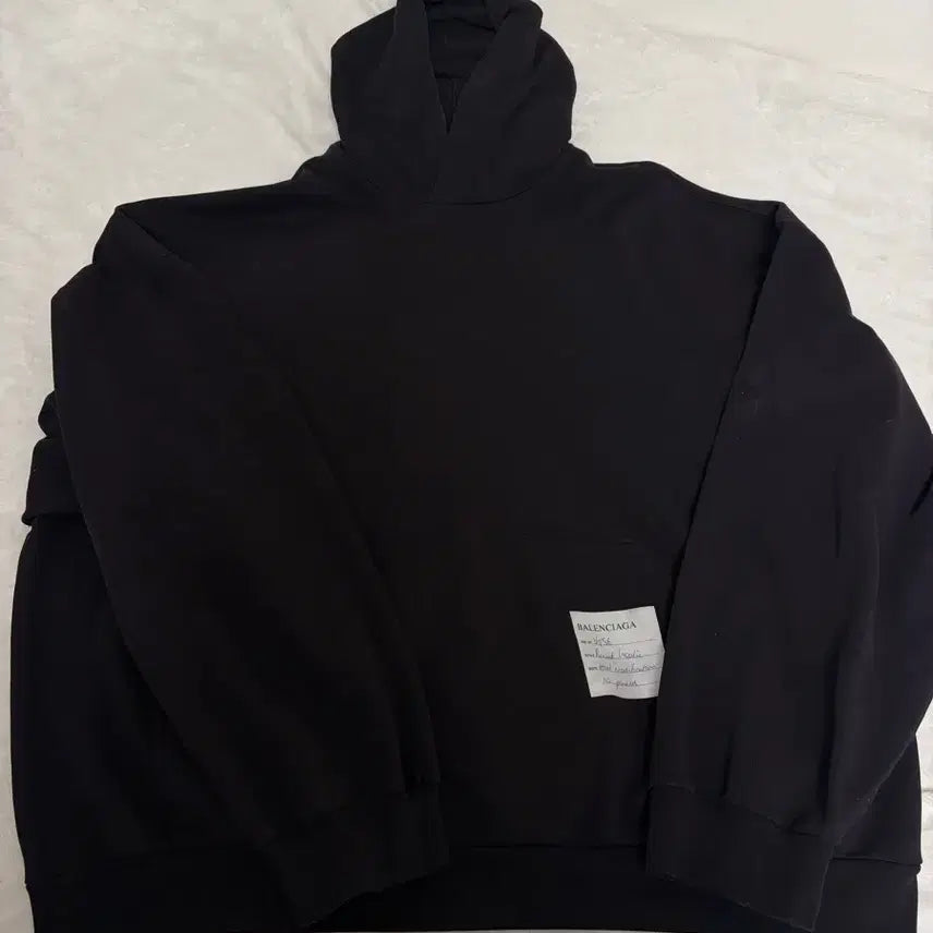 [BUNJANG] Balenciaga Post-it Hoodie Black / 발렌시아가 포스트잇 후드 4 (110)