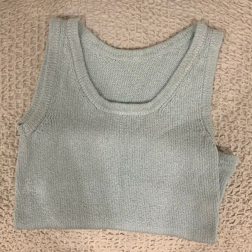 [BUNJANG] Ach the Knit Sleeveless Top / 아치더 니트 나시