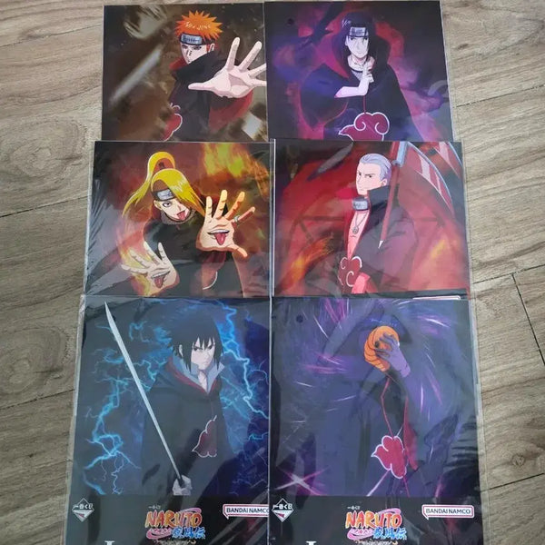 [BUNJANG] Ichiban Kuji Naruto Akatsuki Clear File Set (6 Types) / 제일복권 나루토 아카츠키 I상 클리어파일 6종세트