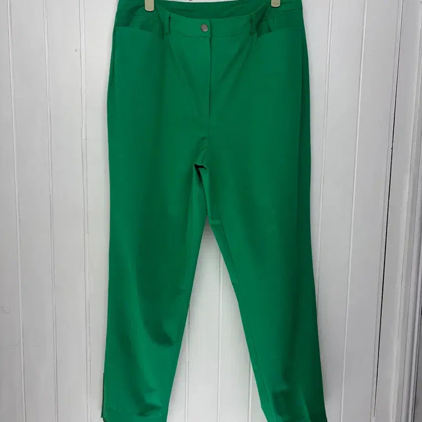 [BUNJANG] Seyun Women's Green Stretch Golf Pants (Size 88/31" Inseam) / 세윤 초록색 스판 골프 바지 여성88(31인치)ㅡ0718