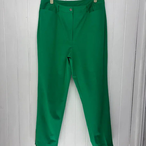 [BUNJANG] Seyun Women's Green Stretch Golf Pants (Size 88/31" Inseam) / 세윤 초록색 스판 골프 바지 여성88(31인치)ㅡ0718