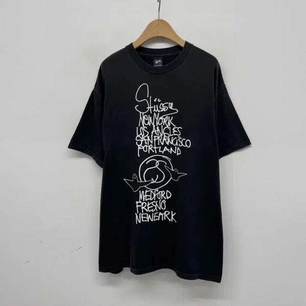 [BUNJANG] 00s Stussy Mark Gonzales City of Gonz T-Shirt / 00s 스투시 마크곤잘레스 티셔츠