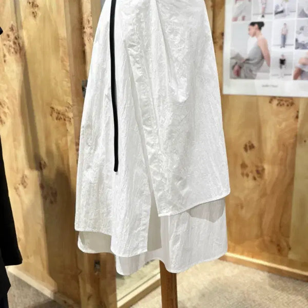 [BUNJANG] Atelier Nine ESSENTIAL Crepe Belt Skirt (Size S) / [아틀리에 나인] ESSENTIAL CREPE BELT SKIRT S SK5024
