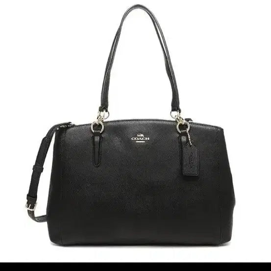 [BUNJANG] Coach Leather Christie Carryall Large 2-Way Shoulder Bag Crossbody / 코치 레더 크리스티 캐리올 라지 2way 숄더백 크로스백