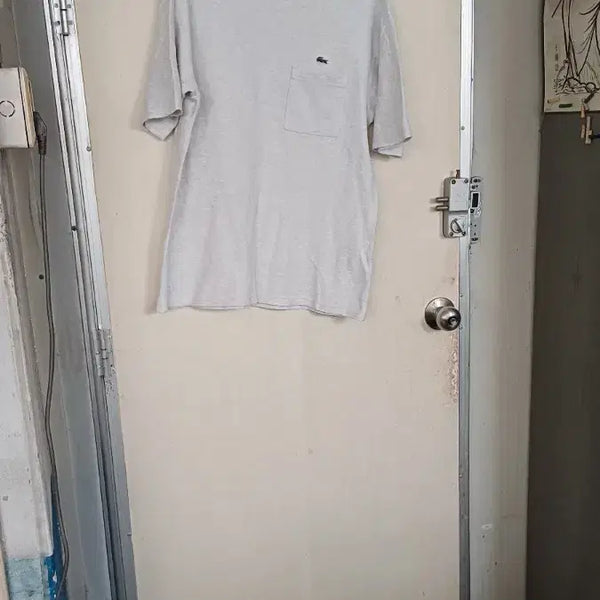 [BUNJANG] Lacoste Men's Cotton T-Shirt Size 100 / 라코스남성여름면티100싸이즈