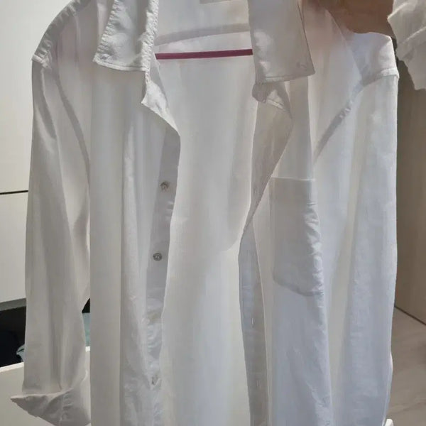 [BUNJANG] ARKET Men's White Basic Shirt Size 46 / 아르켓 남성셔츠 46사이즈