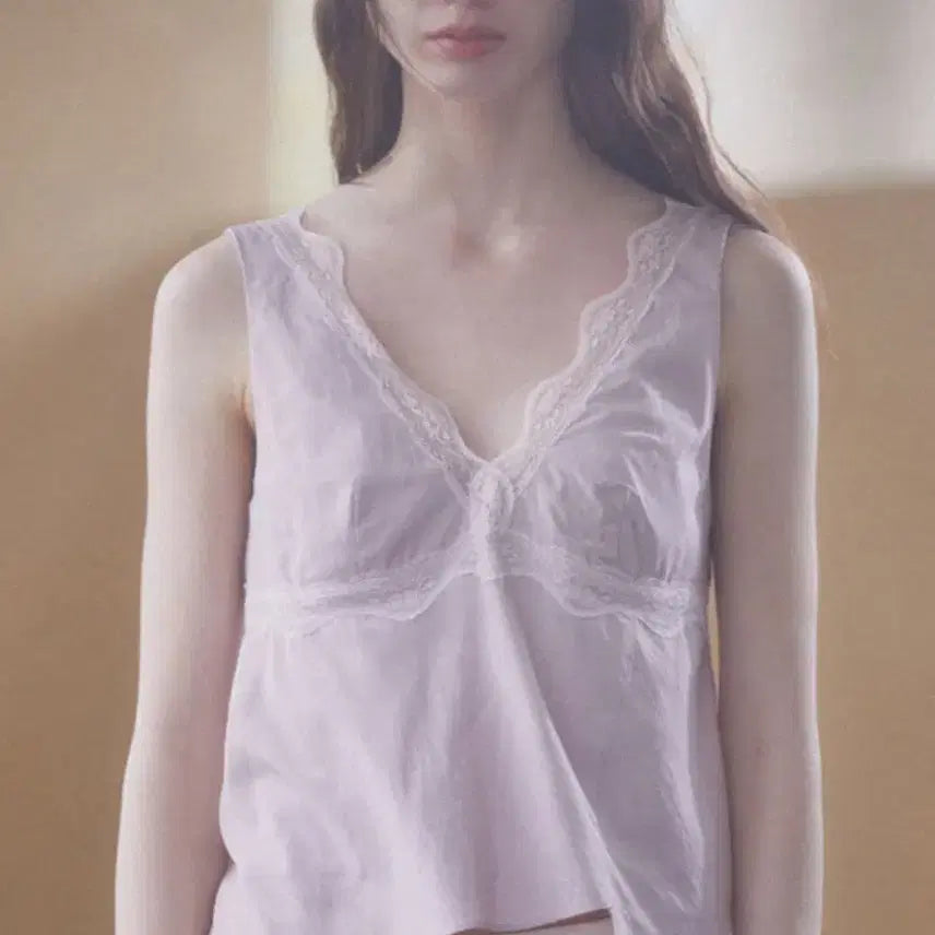[BUNJANG] Cupido Jules Lace Top Lavender / 큐피도 레이스탑 Jules lace top lavender