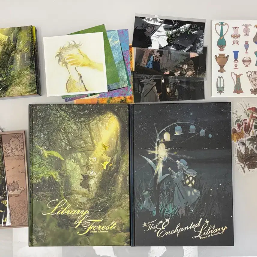 [BUNJANG] Tumblbug Magical Forest Library Art Book / 텀블벅 식물 합작 아트북 (마법의 숲 도서관)
