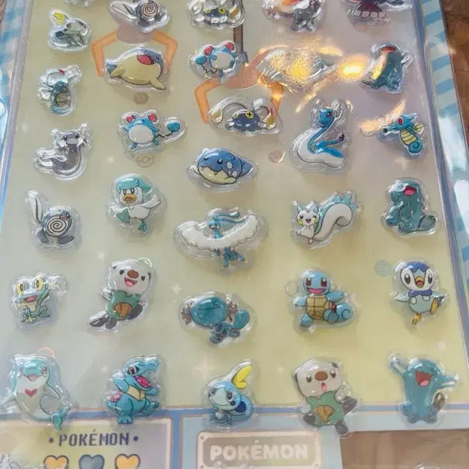 [BUNJANG] Pokemon Metamon Playground Bubble Sticker Blue Collection / 메타몽 놀이터 포켓몬 버블스티커 블루 컬렉션