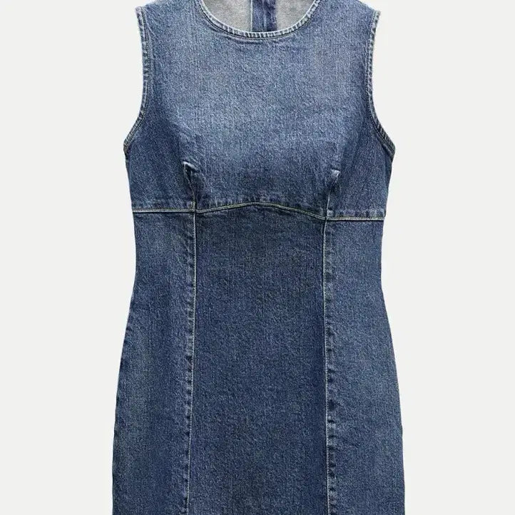 [BUNJANG] Zara Denim Sleeveless Dress / 자라 zara 데님 원피스 청원피스 레이어드 나시