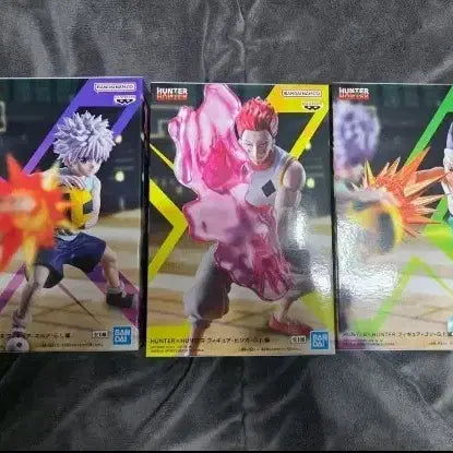 [BUNJANG] Hunter x Hunter Greed Island Figure 3-Piece Set Unsealed / 헌터헌터 그리드 아일랜드 피규어 3종 일괄 미개봉