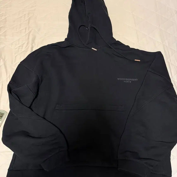 [BUNJANG] Wooyoungmi Fantasy Graphic Hoodie Black Size 48 / 우영미 판타지 그래픽 후드 블랙 48