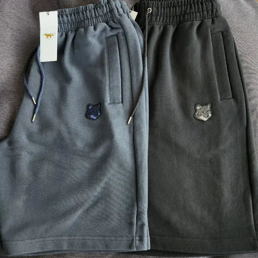 [BUNJANG] Maison Kitsuné Navy Cotton Shorts Size L / 메종키츠네 반바지