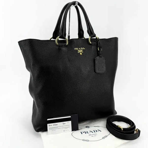 [BUNJANG] Prada Vitello Daino Tote Bag Shoulder Bag BN1713 / *백화점판* 프라다 비텔로다이노 토트백 겸 숄더백 BN1713