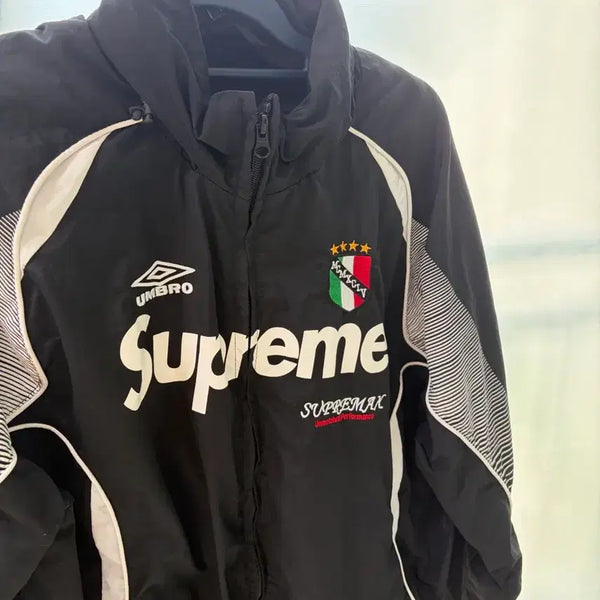 [BUNJANG] Supreme x Umbro Track Jacket Black White L / 슈프림 엄브로 트랙자켓 L