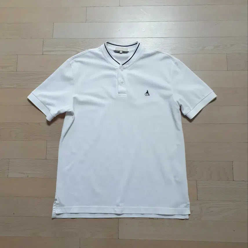 [BUNJANG] Beanpole Henry Neck Short Sleeve T-Shirt M / 빈폴 헨리넥 반팔티셔츠