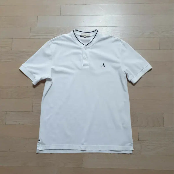 [BUNJANG] Beanpole Henry Neck Short Sleeve T-Shirt M / 빈폴 헨리넥 반팔티셔츠