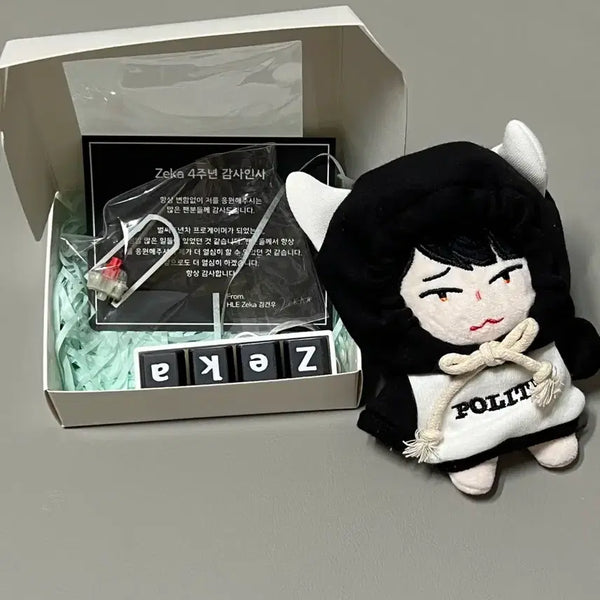 [BUNJANG] JeKa 4th Anniversary Keychain & Doll Bundle / 제카 4주년 역조공키링 솜깅이 인형 일괄