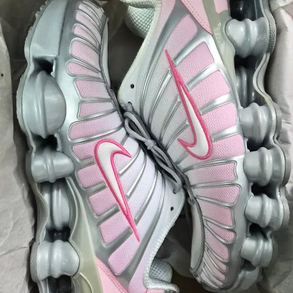 [BUNJANG] Nike Shox TL Metallic Platinum Pink Foam Shoes / 나이키 샥스 TL 메탈릭 플래티넘 핑크 폼