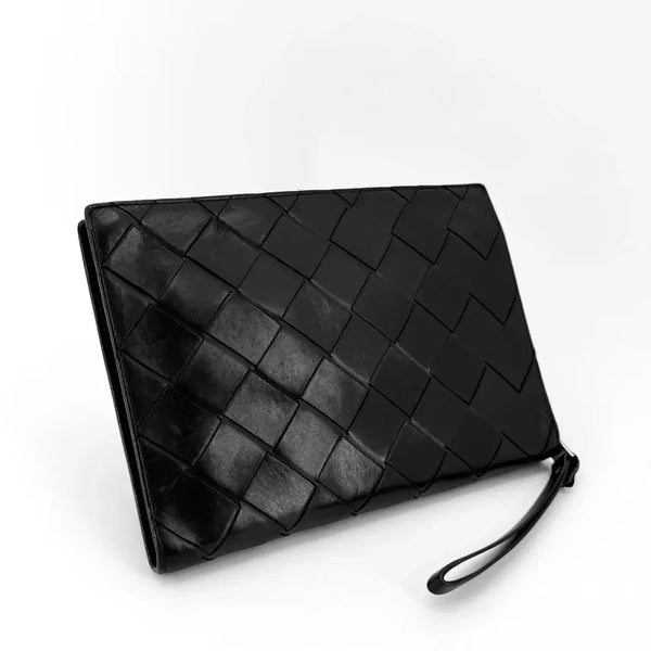 [BUNJANG] Bottega Veneta Nappa Intrecciato Woven Small Document Case Clutch 629134 / 보테가베네타 나파 우븐 도큐먼트 케이스 클러치 629134