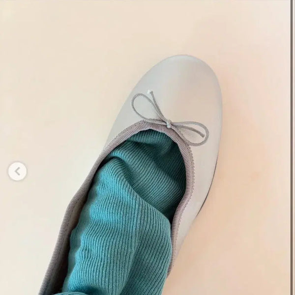 [BUNJANG] Kongnamul Flat Silver Shoes Size 240 / 콩나무플랫 실버 240