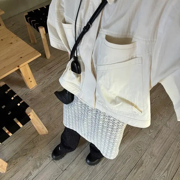 [BUNJANG] Ethos Summer Short-Sleeve Shirt Jacket / 에토스 25 여름 반팔셔츠자켓