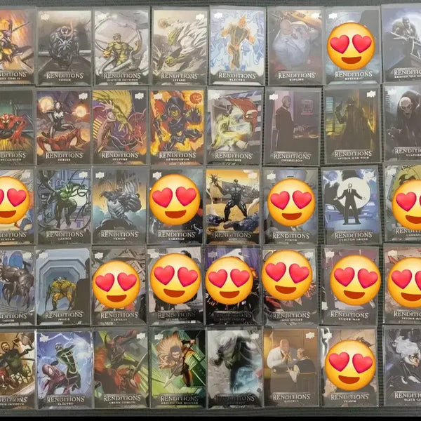 [BUNJANG] Upper Deck Marvel Renditions Spider-Man Card Bundle Set (67 Cards) / 2024 어퍼덱 마블 렌디션즈 스파이더맨 카드 (67장 일괄)