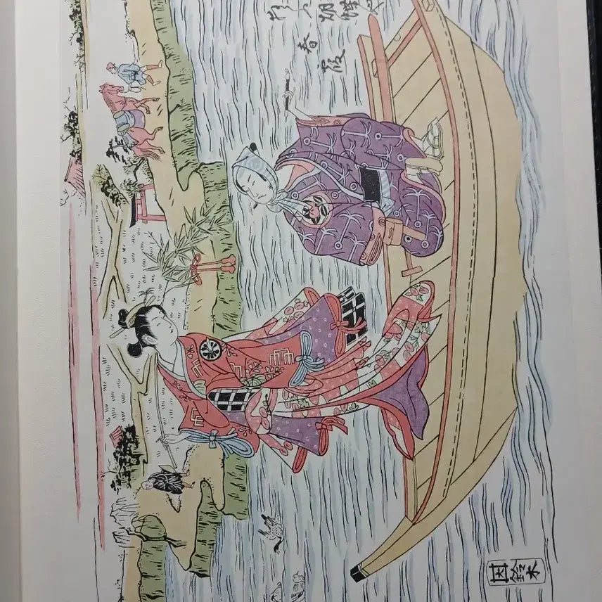 [BUNJANG] Japanese Woodblock Print Style Cultural Book / 앞에서 이어짐