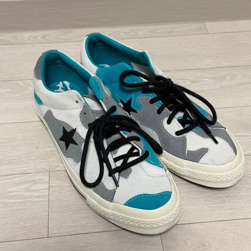 [BUNJANG] Converse One Star Camo Blue Sneakers / 컨버스 원스타 카모 블루 스니커즈