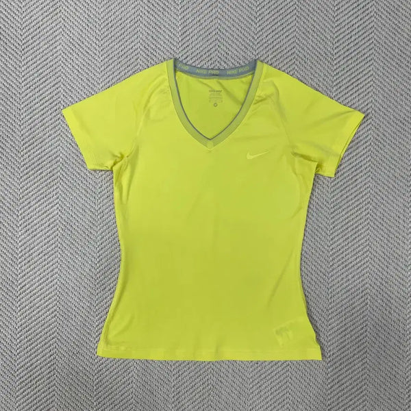 [BUNJANG] Nike Pro Short Sleeve T-Shirt Fluorescent / 나이키 프로 반팔 티셔츠 형광