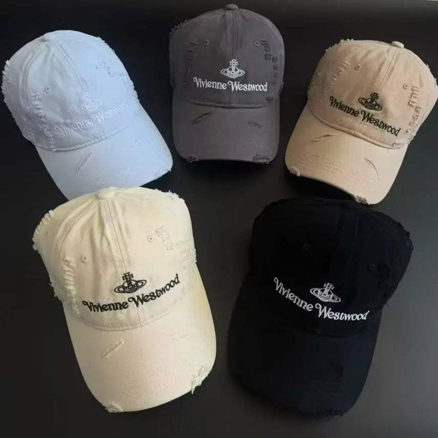 [BUNJANG] Vivienne Westwood Distressed Detail Ball Cap / 비비안 모자