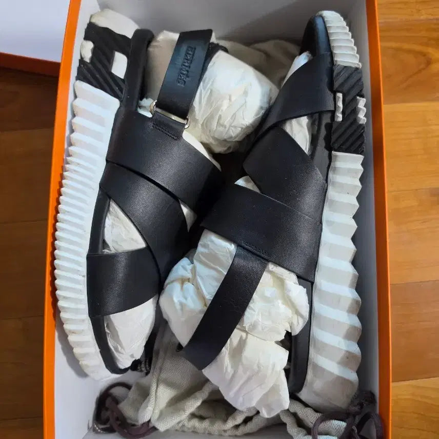 [BUNJANG] Hermes Men's Electric Sandals / 에르메스 샌들 275 , 에르메스 일렉트릭 샌들 43