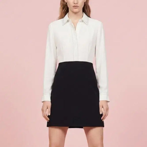 [BUNJANG] Sandro Black Midi Dress Size 55 / 산드로 블랙 원피스 55