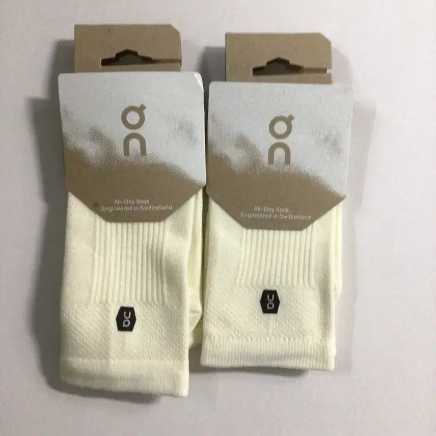 [BUNJANG] ON All Day Socks Ivory 2-Pair Set / 온(ON) 올데이 삭스 아이보리 2켤레 세트