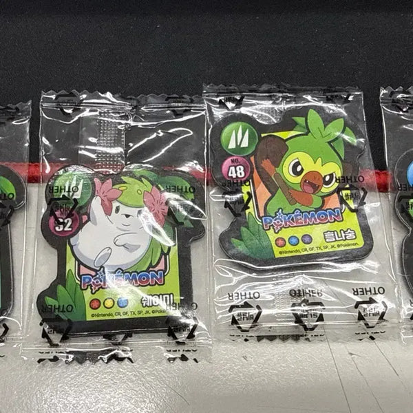 [BUNJANG] Seven-Eleven Pokémon Magnet - Rowlet, Scorbunny, Shaymin, Froakie / 세븐일레븐 포켓몬 마그넷 나몰빼미, 흥나숭, 쉐이미, 개구마르